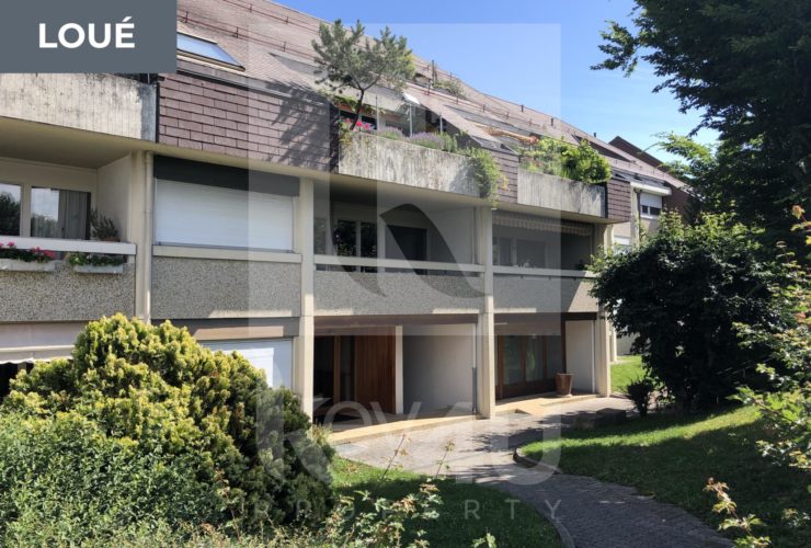 LOUÉ - BERNEX - Charmant 3 pièces au calme et au sein d'un parc verdoyant