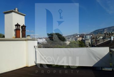 Magnifique loft de 2 pièces sous les combles - Quartier des Bastions dans un immeuble de standing