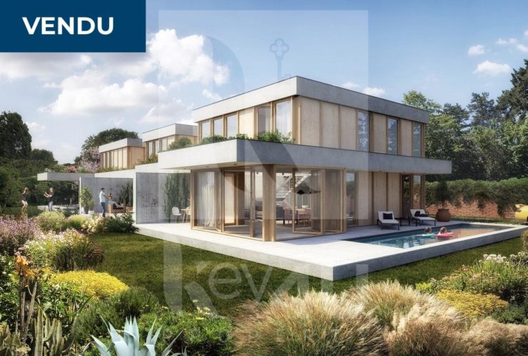 VENDU - Dernière villa mitoyenne et contemporaine à l'abri des nuisances - Vente sur plan